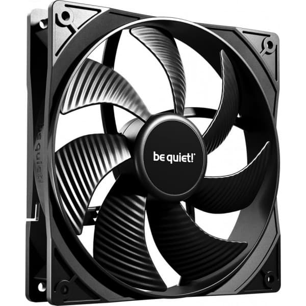 be quiet! Pure Wings 3-fläkt, 140 mm, svart Svart