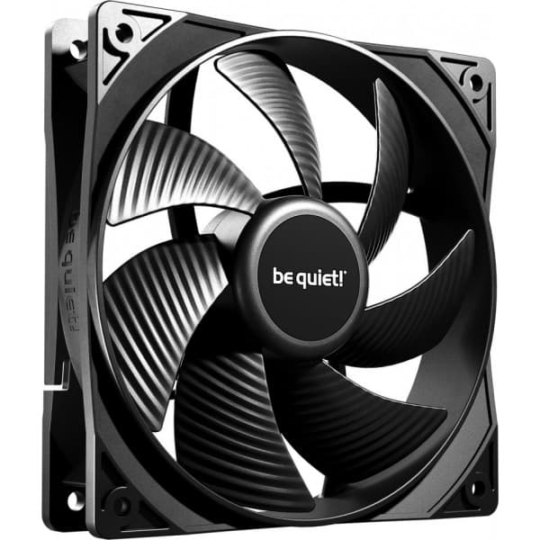 be quiet! Pure Wings 3-fläkt, 120 mm, svart Svart