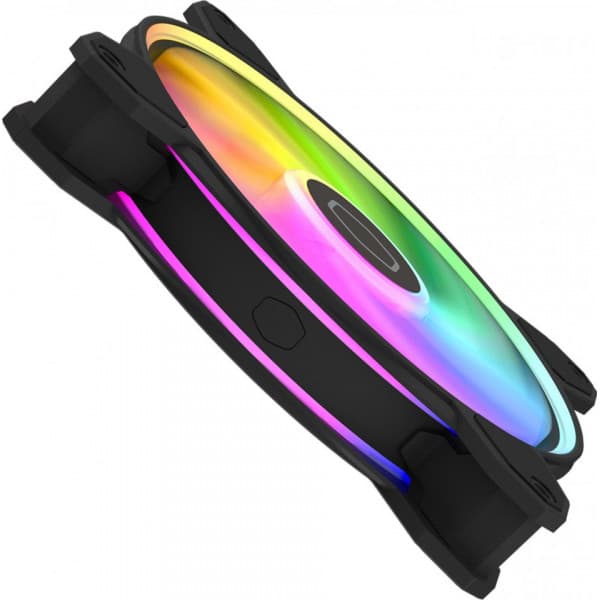 Cooler Master MasterFan MF140 Halo² ARGB -blæser, 140 mm, sort