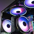 Miniatyrbillede 5 af 5: Cooler Master MasterFan MF140 Halo² ARGB -blæser, 140 mm, sort