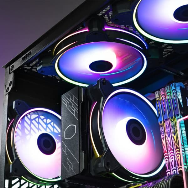 Cooler Master MasterFan MF140 Halo² ARGB -blæser, 140 mm, sort