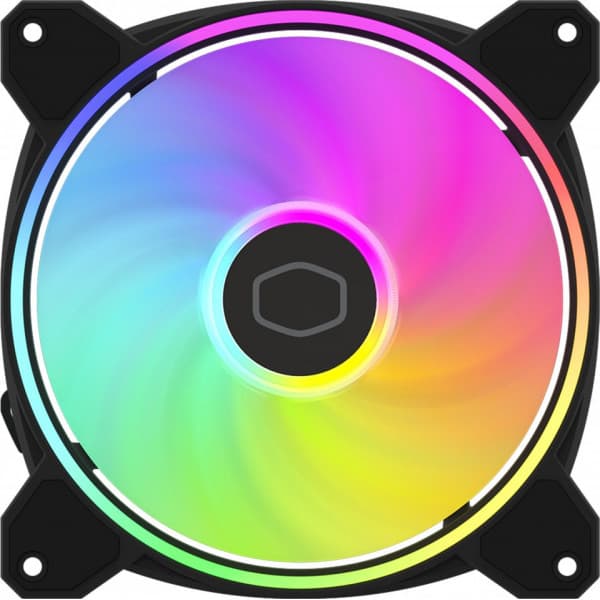 Cooler Master MasterFan MF140 Halo² ARGB -blæser, 140 mm, sort