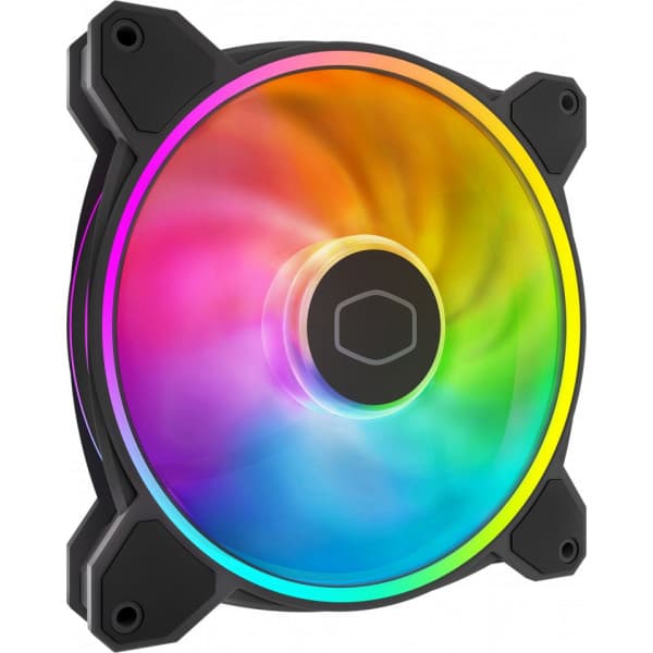 Cooler Master MasterFan MF140 Halo² ARGB -blæser, 140 mm, sort Sort