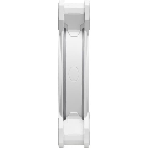 Cooler Master MasterFan MF120 Halo² ARGB -ventilator, 120 mm, hvid, 3-pack
