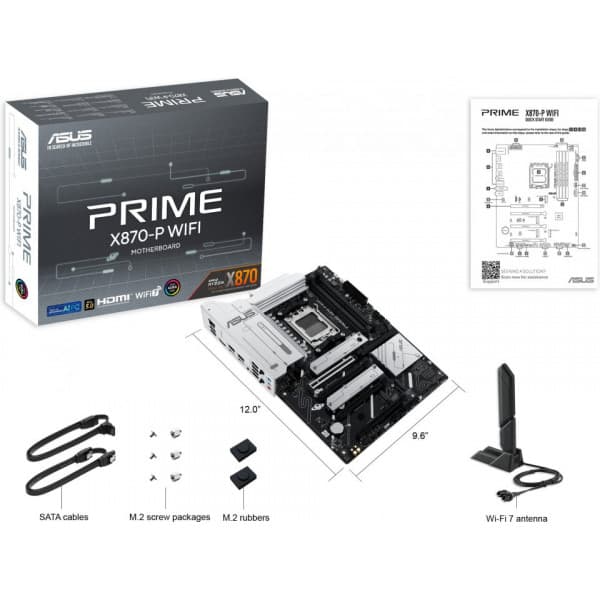 ASUS PRIME X870-P WIFI ATX moderkort