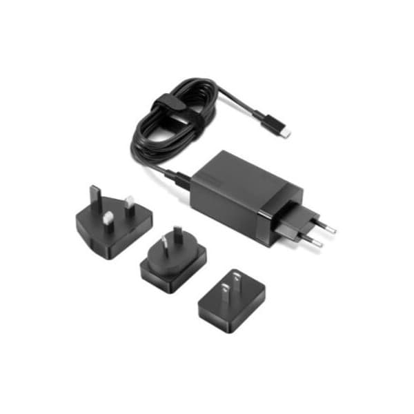 Lenovo 65W USB-C AC Travel Adapter EU -verkkolaturi (40AW0065EU) musta
