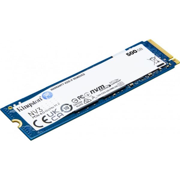 Kingston NV3 PCIe 4.0 NVMe 500 GB M.2 SSD