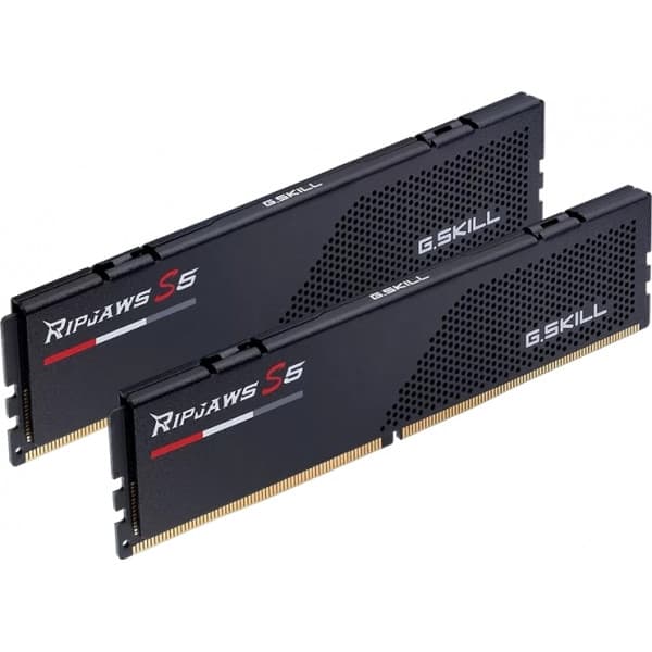 G.Skill Ripjaws S5 DDR5 6400 MHz CL32 Intel XMP 32 GB -hukommelsespakke, sort