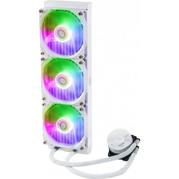 Cooler Master MasterLiquid 360L Core ARGB - væskekølesystem, hvid