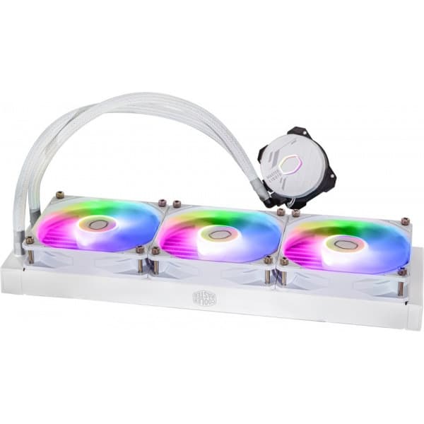 Cooler Master MasterLiquid 360L Core ARGB - væskekølesystem, hvid