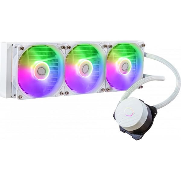 Cooler Master MasterLiquid 360L Core ARGB - væskekølesystem, hvid Hvid