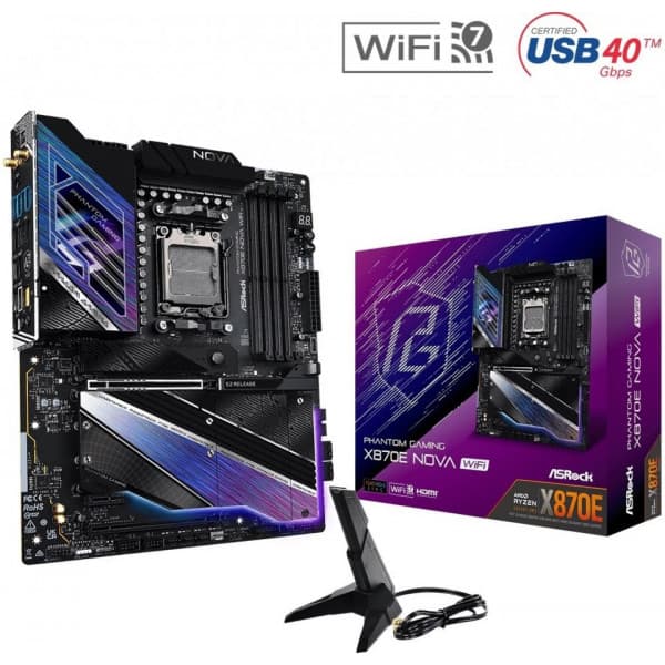 ASRock X870E Nova WIFI ATX bundkort