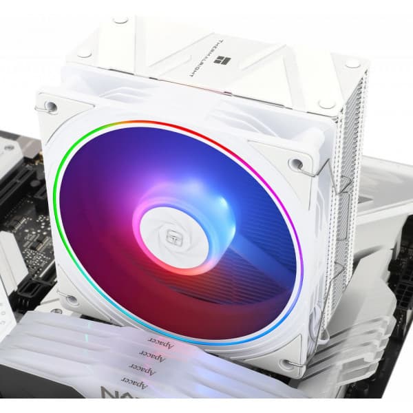 Thermalright Assassin Spirit 120 EVO White ARGB -processor køler, hvid