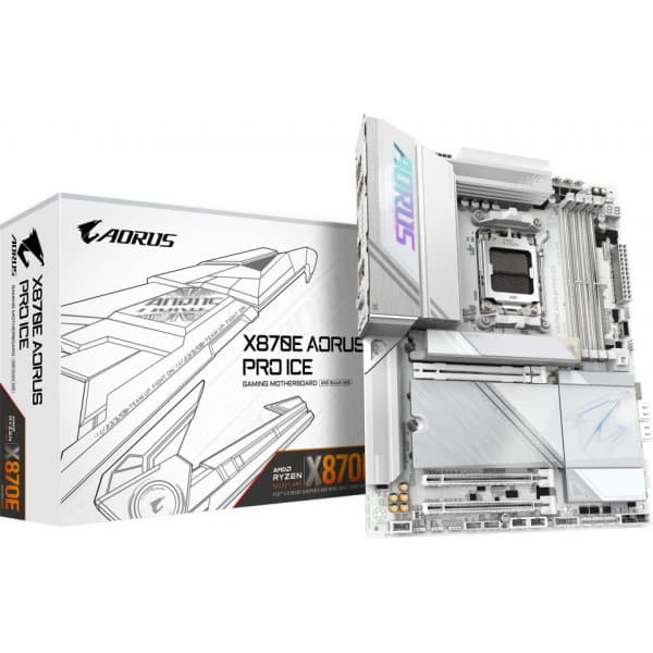 Gigabyte X870E AORUS PRO ICE ATX bundkort