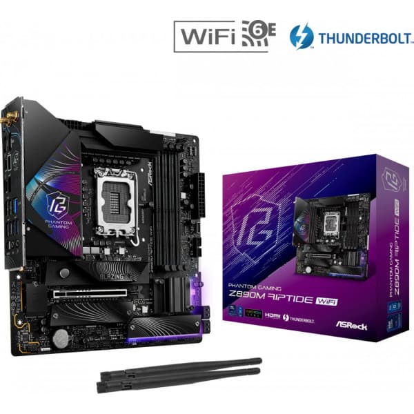 ASRock Z890M Riptide WIFI mATX-moderkort