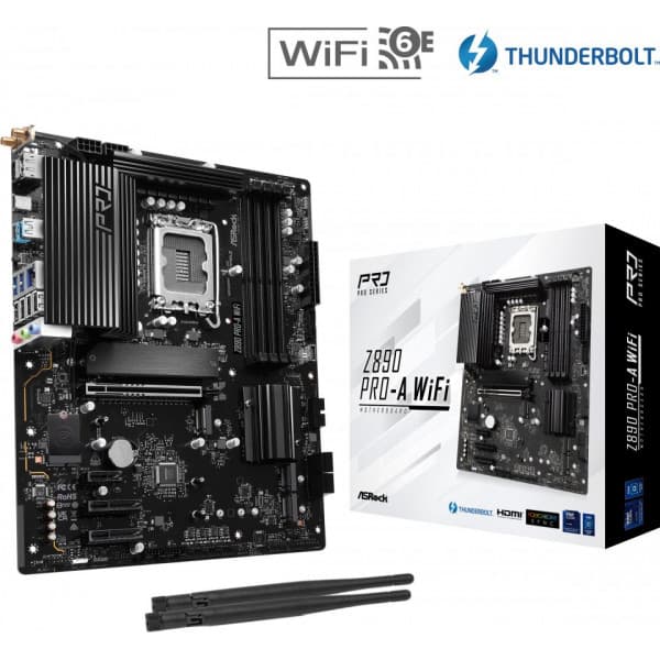 ASRock Z890 PRO-A WIFI ATX moderkort