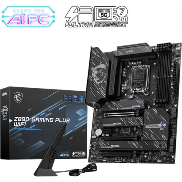 MSI Z890 GAMING PLUS WIFI ATX bundkort