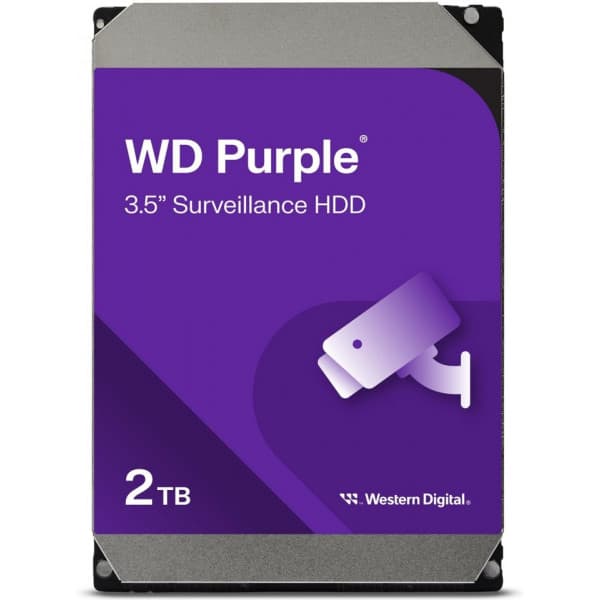 WD Purple Surveillance 2 TB SATA 3,5" harddisk