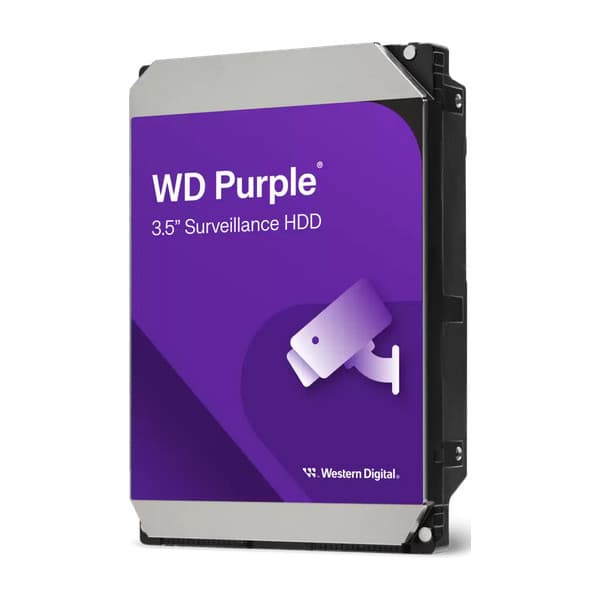 WD Purple Surveillance 4 Tt SATA 3,5"-harddisk