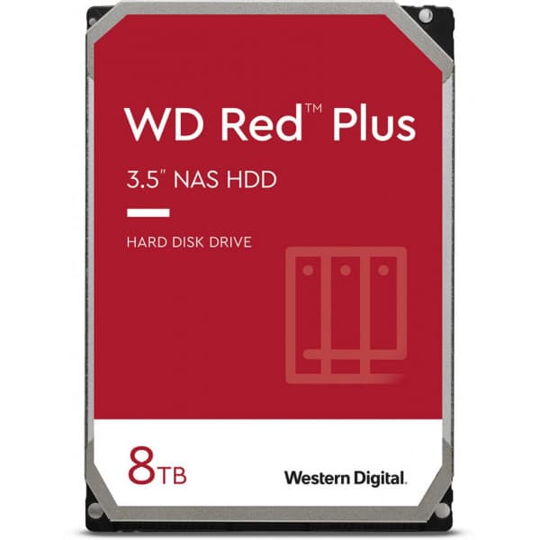 WD Red Plus 8 T NAS 3,5" SATA-harddisk