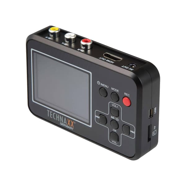 Technaxx TX-182 Video Grabber Livestream-funktion, Plug & Play, inkl. videoredigeringsprogram