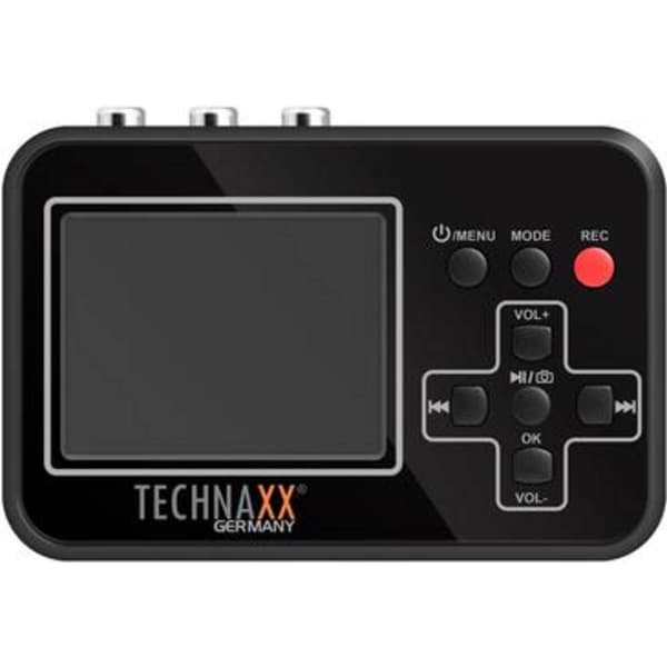 Technaxx TX-182 Video Grabber Livestream-funktion, Plug & Play, inkl. videoredigeringsprogram