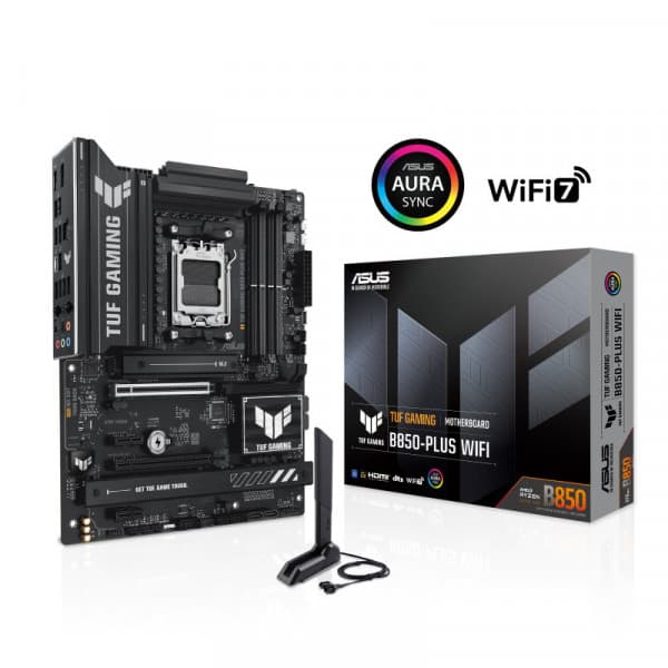 ASUS TUF GAMING B850-PLUS WIFI AM5 ATX moderkort