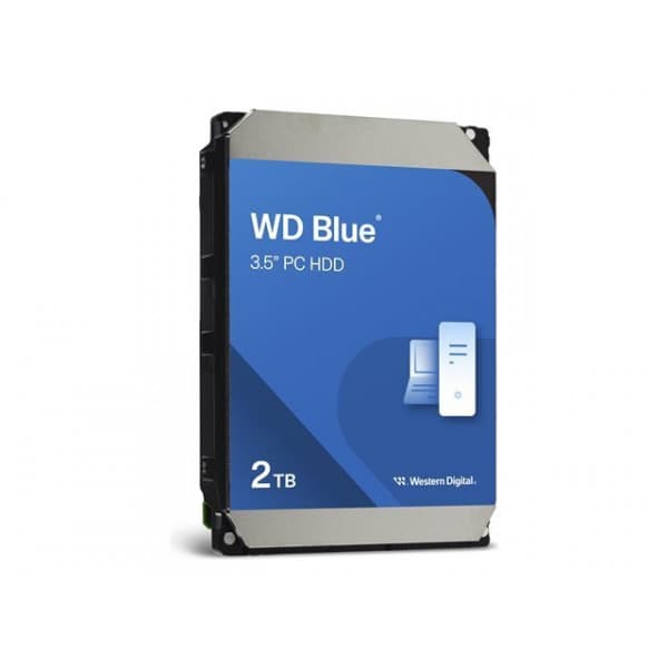 WD Blue 2 Tt SATA 7200 RPM 256 Mb 3,5" harddisk