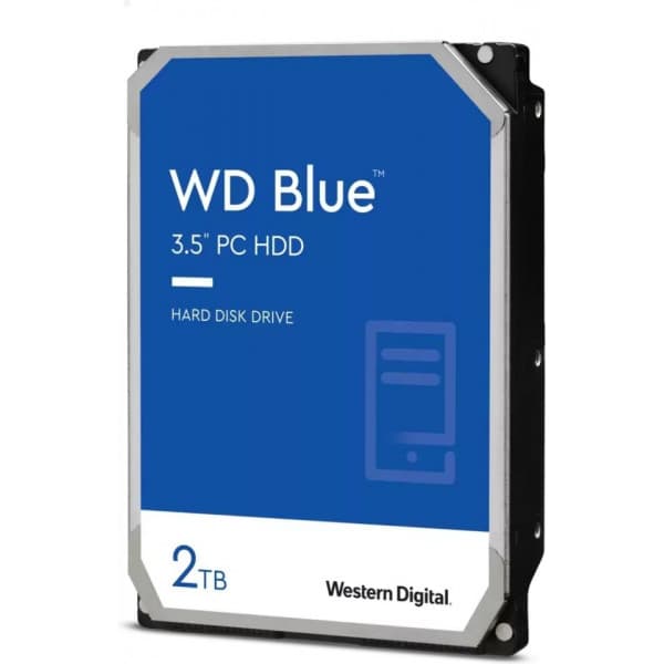 WD Blue 2 Tt SATA 7200 RPM 256 Mb 3,5" harddisk