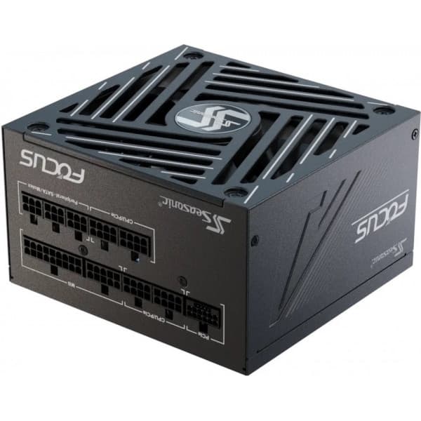 Seasonic FOCUS GX-1000 ATX 3.1 (2024) -strømforsyning, sort, 1000 W