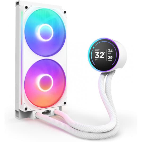 NZXT Kraken Elite RGB 280 (2024) -vätskekylsystem, vit