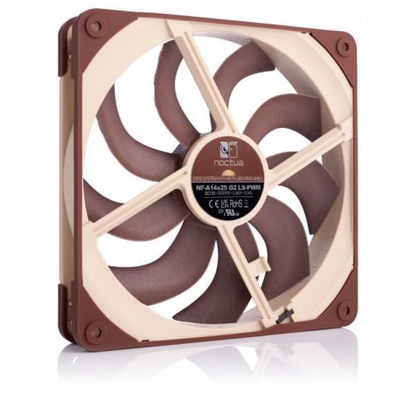 Noctua NF-A14x25 G2 LS PWM chassi-blæser, 140 mm