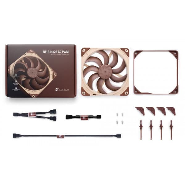 Noctua NF-A14x25 G2 PWM chassiventilator, 140 mm