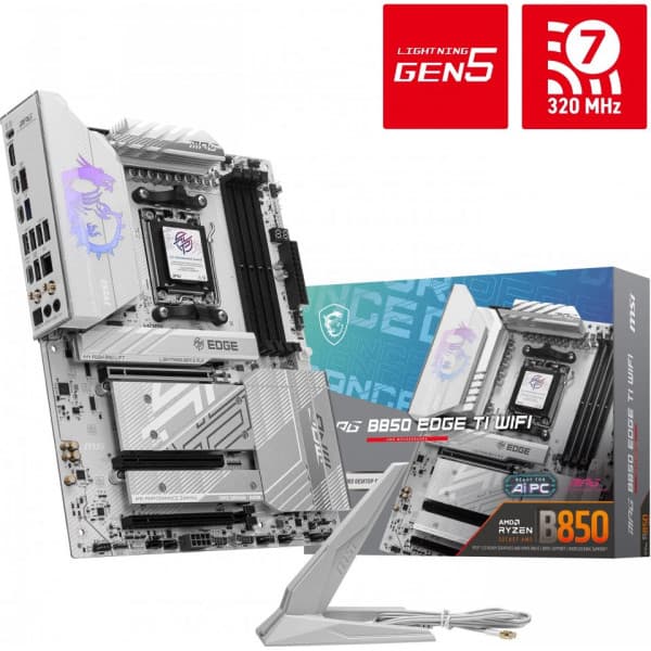 MSI MPG B850 EDGE TI WIFI AM5 ATX-moderkort