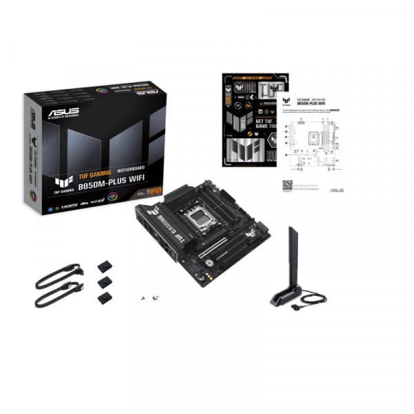 ASUS TUF GAMING B850M-PLUS WIFI AM5 Micro-ATX moderkort
