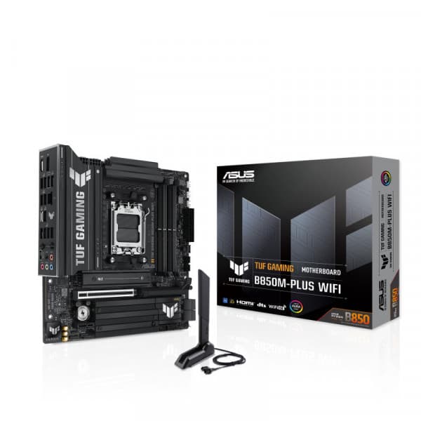ASUS TUF GAMING B850M-PLUS WIFI AM5 Micro-ATX moderkort