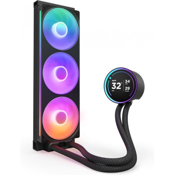 NZXT Kraken Elite RGB 360 (2024) væskekølesystem, sort