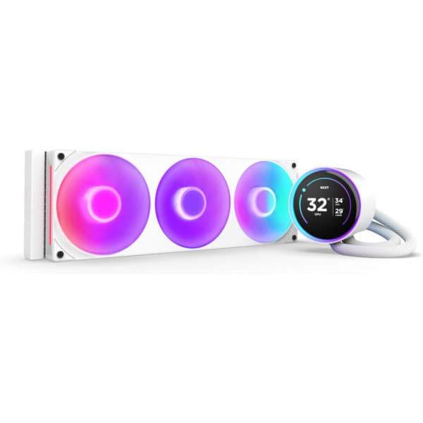 NZXT Kraken Elite RGB 360 (2024) -vätskekylsystem, vit Vit