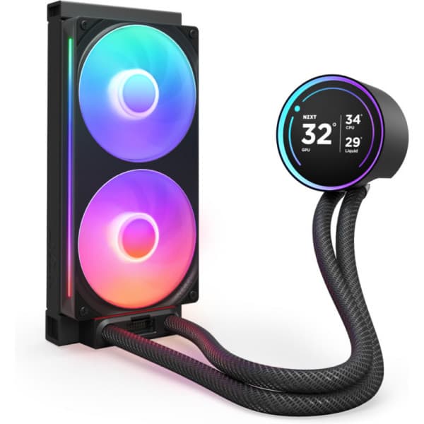 NZXT Kraken Elite RGB 240 (2024) væskekølesystem, sort