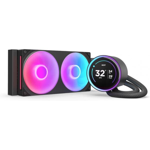 NZXT Kraken Elite RGB 240 (2024) væskekølesystem, sort