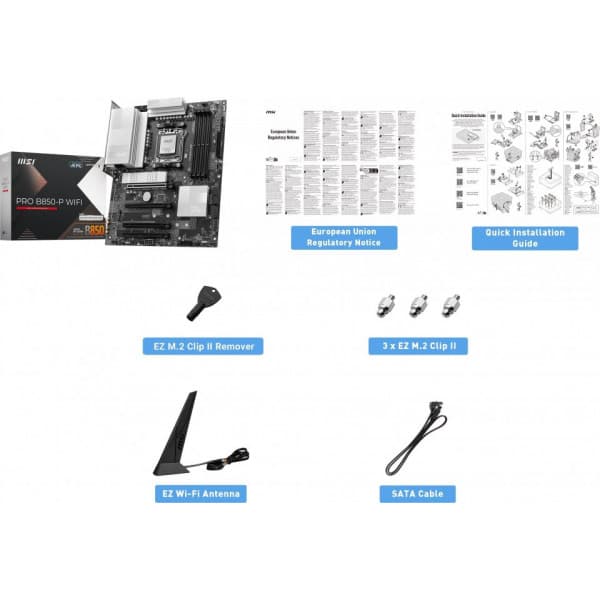MSI PRO B850-P WIFI AM5 ATX-morboards