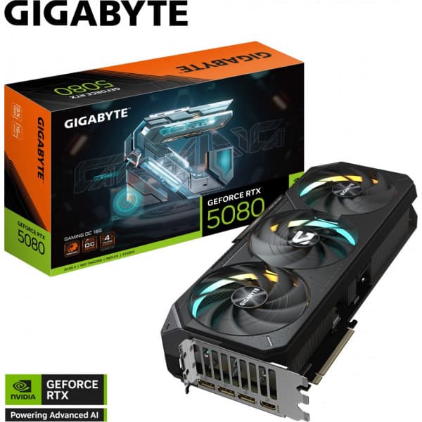 Gigabyte GeForce RTX 5080 GAMING OC 16 GB grafikkort