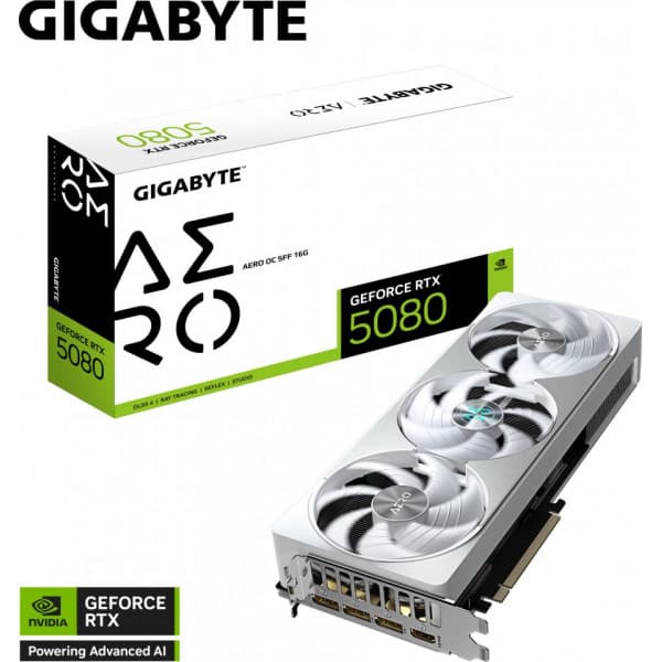 Gigabyte GeForce RTX 5080 AERO OC SFF 16 GB grafikkort