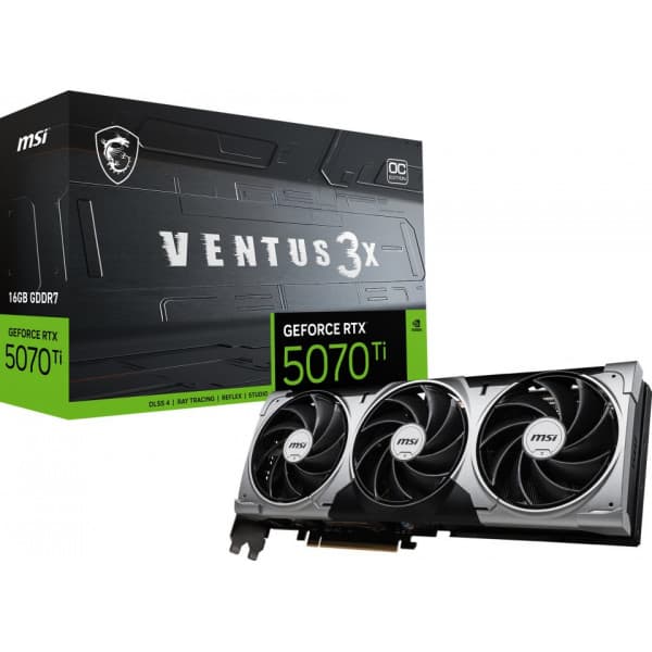 MSI GeForce RTX 5070 Ti 16G VENTUS 3X OC grafikkort