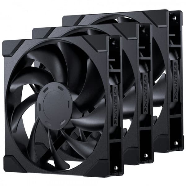Phanteks M25 Gen2 140 mm PWM-blæser, sort, 3 stk
