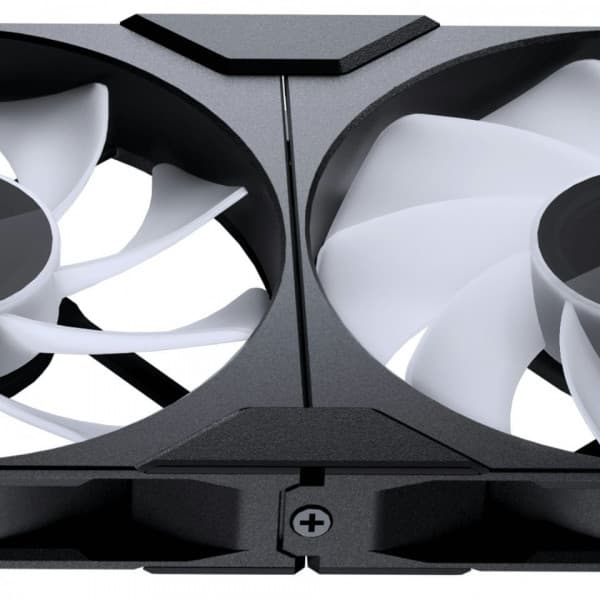Phanteks M25 Gen2 140 mm PWM DRGB Vänd fläkt, svart