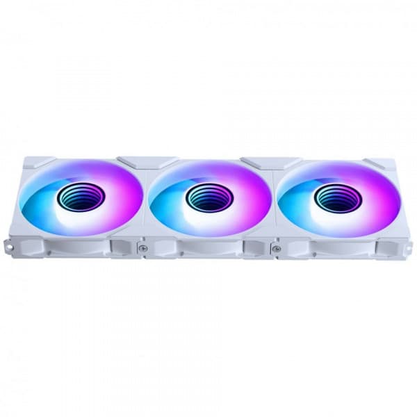 Phanteks M25 Gen2 120 mm PWM DRGB-blæser, hvid, 3 stk