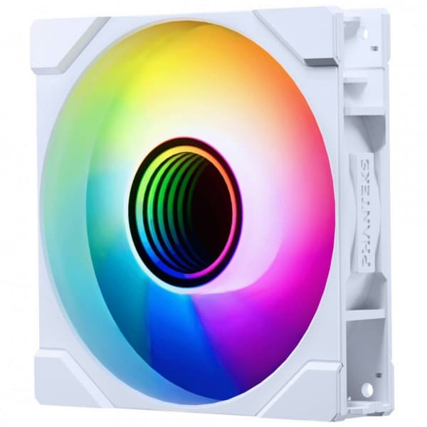 Phanteks M25 Gen2 120 mm PWM DRGB Reverse blæser, hvid