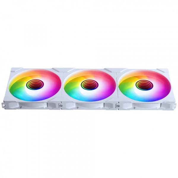 Phanteks M25 Gen2 140 mm PWM DRGB Omvänd fläkt, vit, 3 st