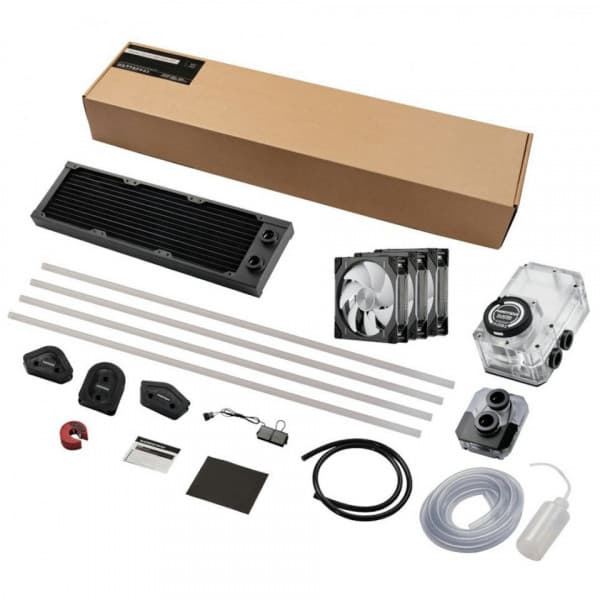 Phanteks Glacier EZ-Fit 360 D30-KIT DRGB Komplet kit til vandskøling, sort